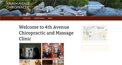 Desktop Screenshot of fourthavechiropractic.com